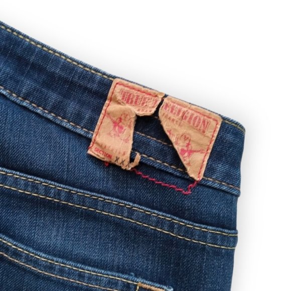 True religion Stella Medium/ dark wash jeans 27 waist / 31 in seam - Picture 5 of 8